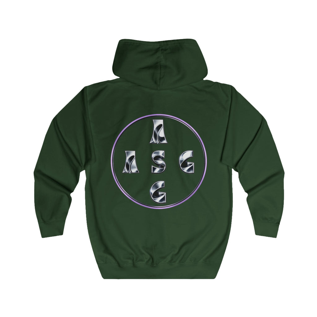 Zip Hoodie with ASAA Logo — Casual Crew Zip-Up Hoodie
