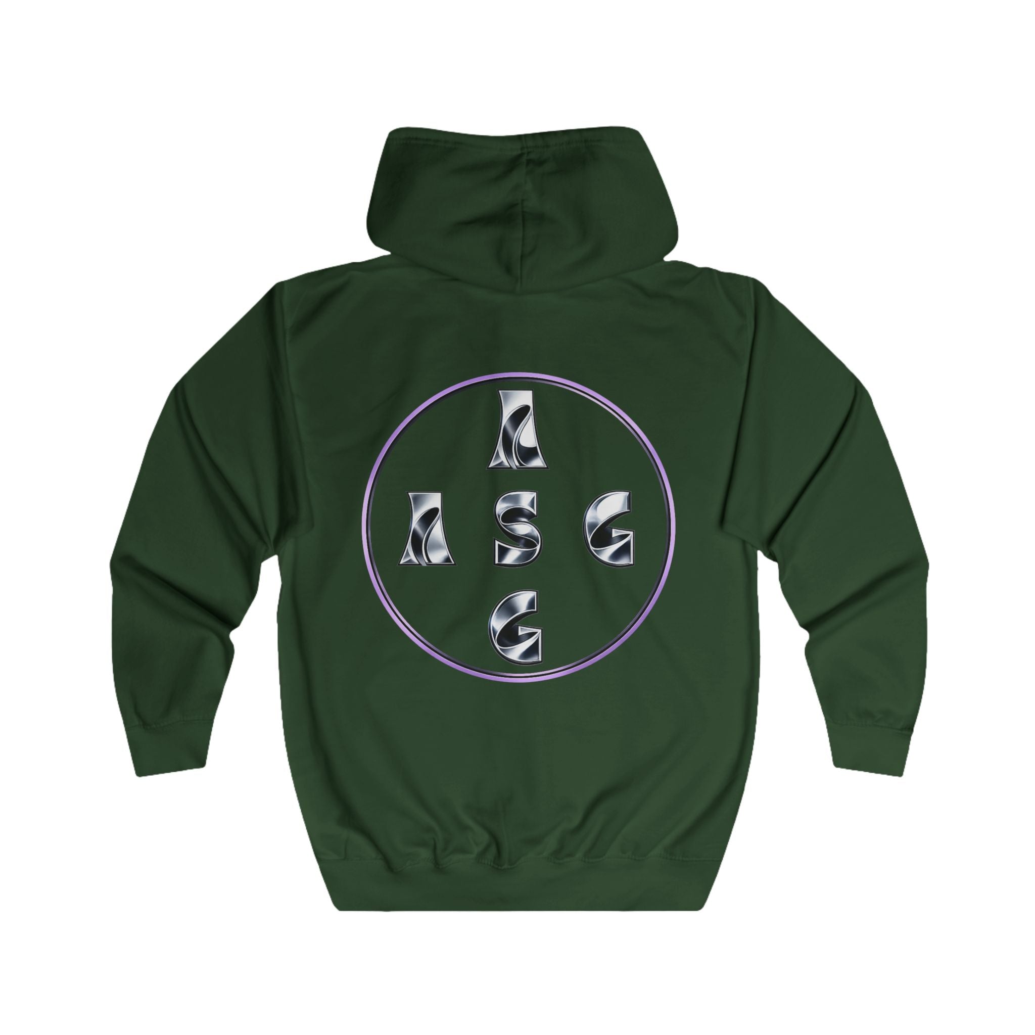Zip Hoodie with ASAA Logo — Casual Crew Zip-Up Hoodie