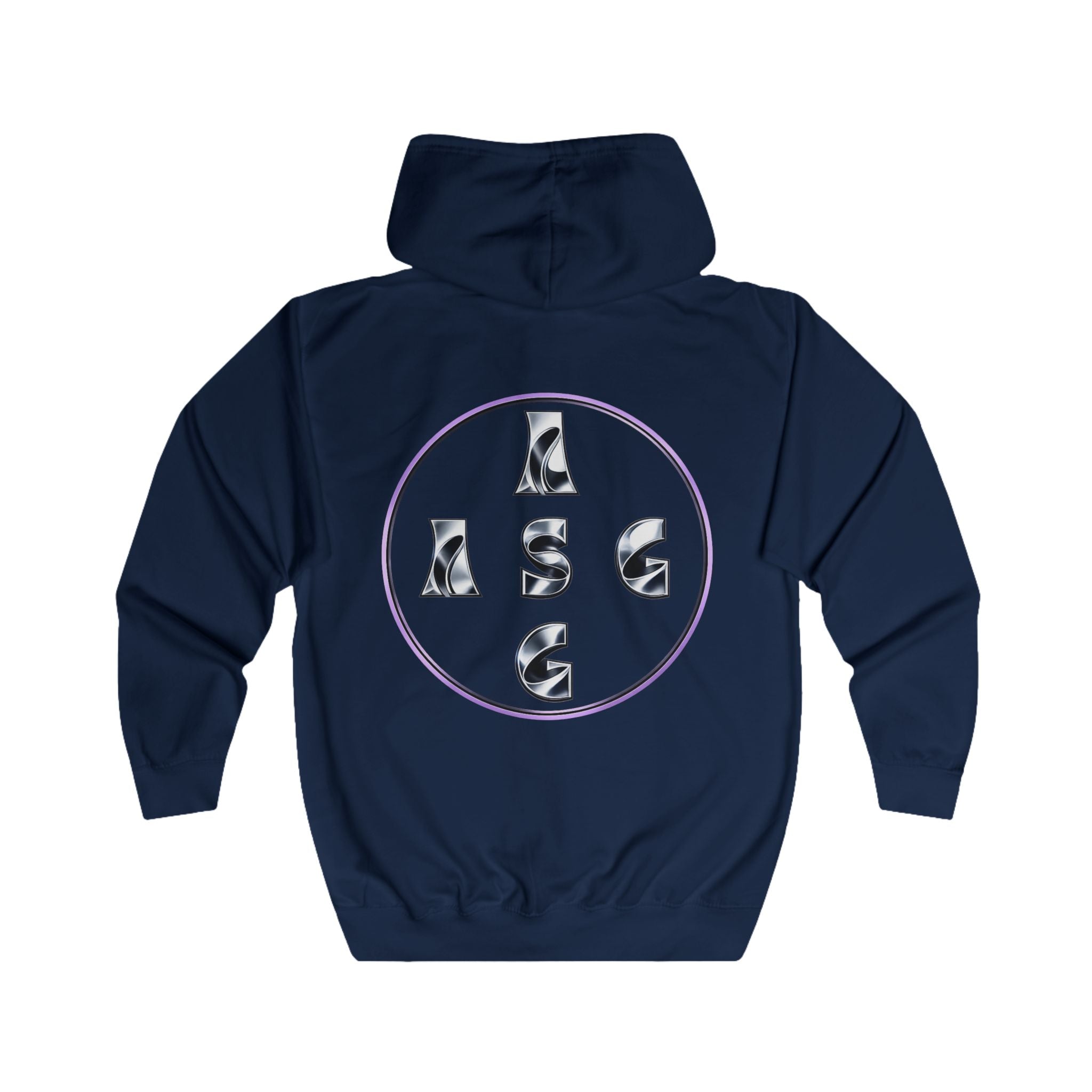 Zip Hoodie with ASAA Logo — Casual Crew Zip-Up Hoodie
