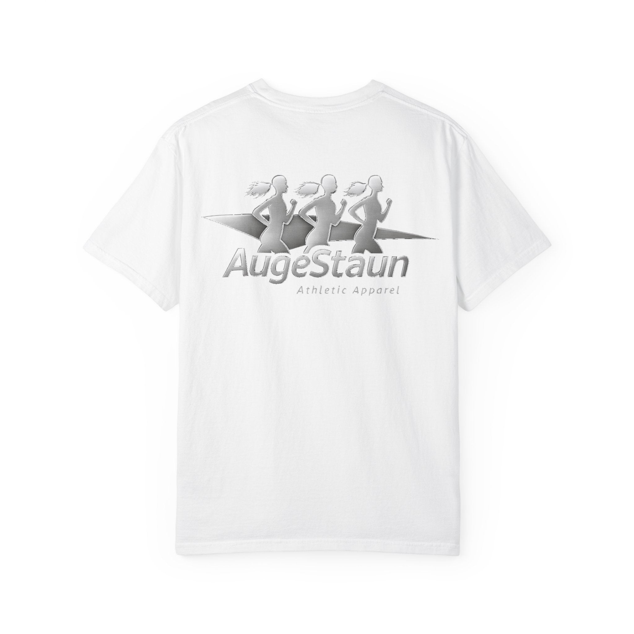 AugeStaun Graphic T-Shirt — Reflective 3D Runner Logo Tee