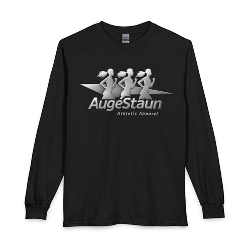 Auge-Staun Athletic Long Sleeve Tee - Retro Runner Logo