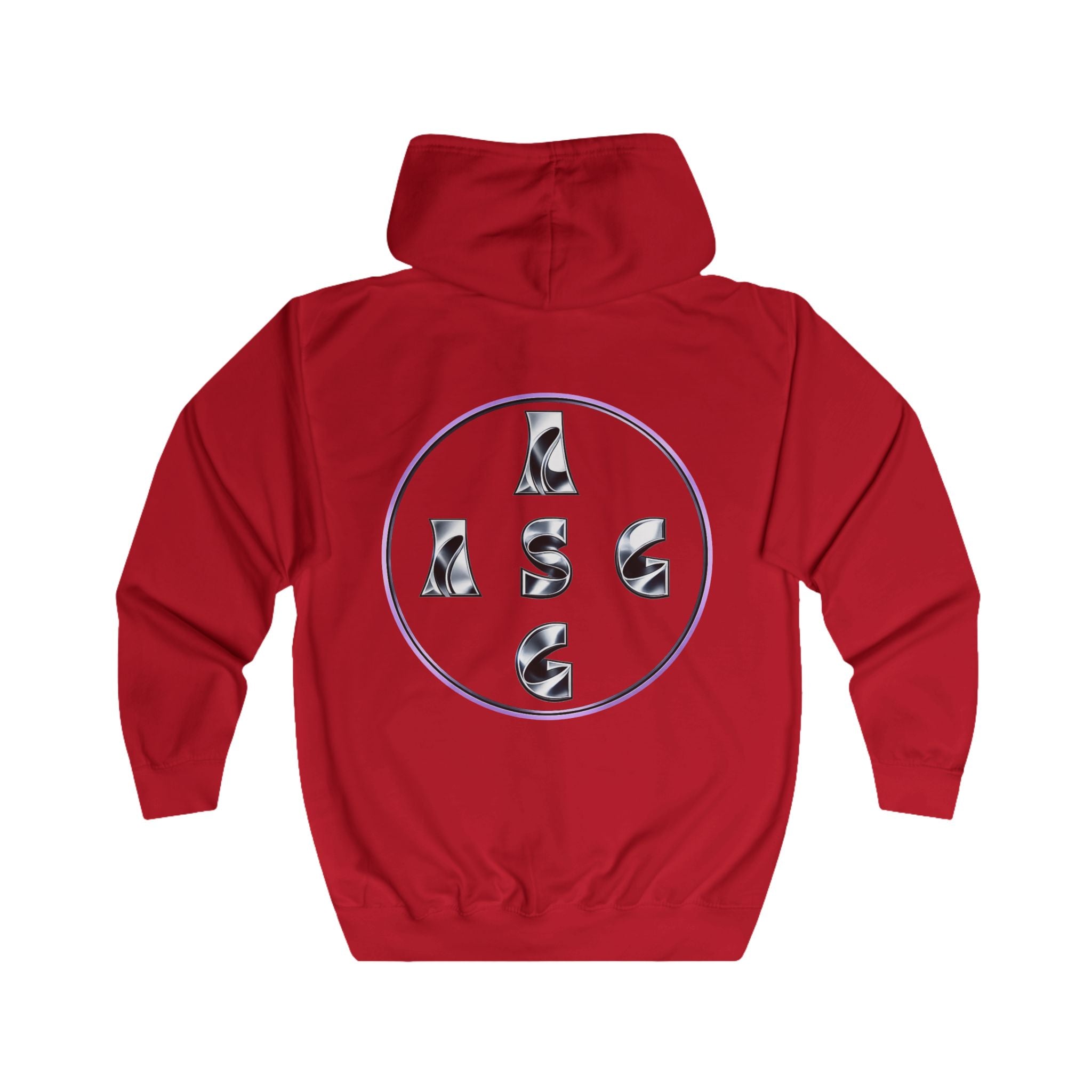 Zip Hoodie with ASAA Logo — Casual Crew Zip-Up Hoodie