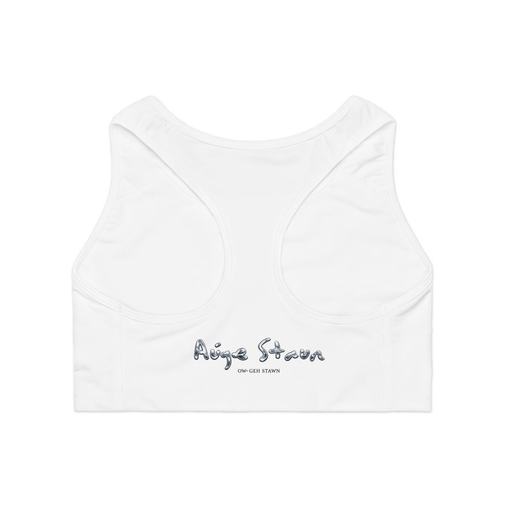 Sports Bra — Auge-Staun Athletic Logo Performance Crop