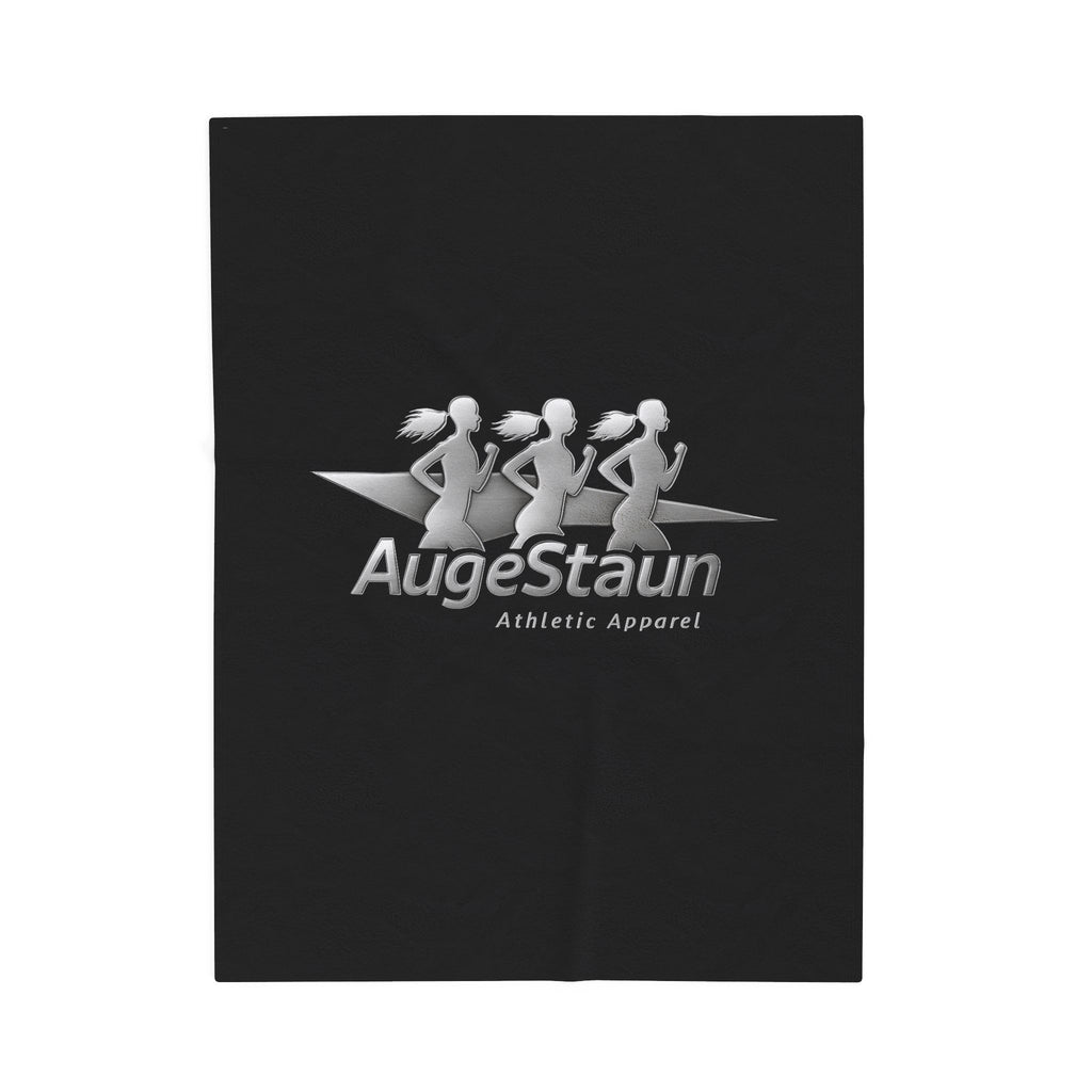 Velveteen Plush Blanket — AugeStaun Athletic Apparel Logo Throw