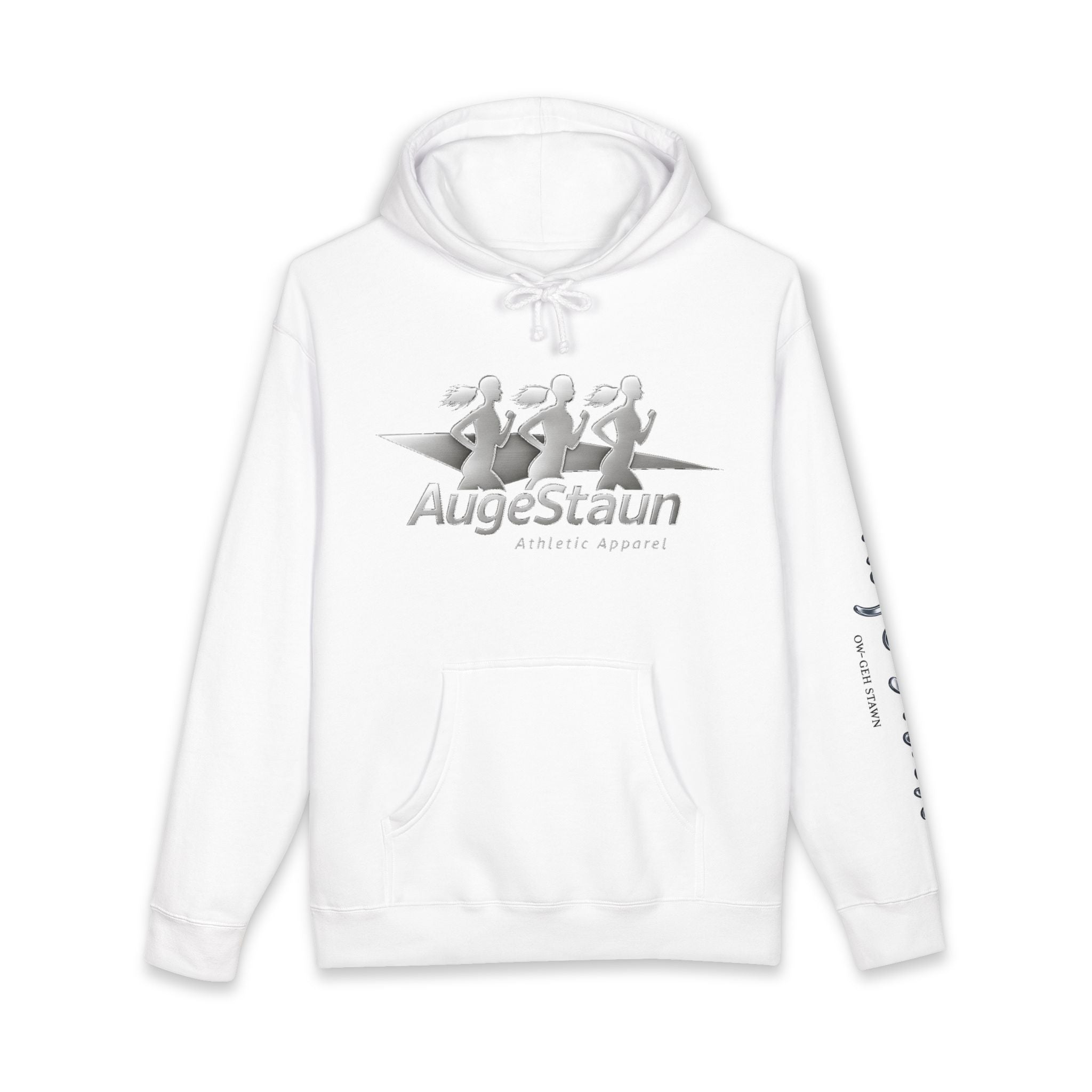 Auge Staun Athletics  — Reflective Silver Graphic Pullover