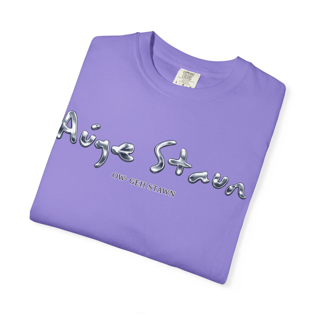 AugeStaun Graphic T-Shirt — Reflective 3D Runner Logo Tee
