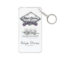 Auge-Staun tre amigos Logo Acrylic Keychain — Single-Sided Branded Charm
