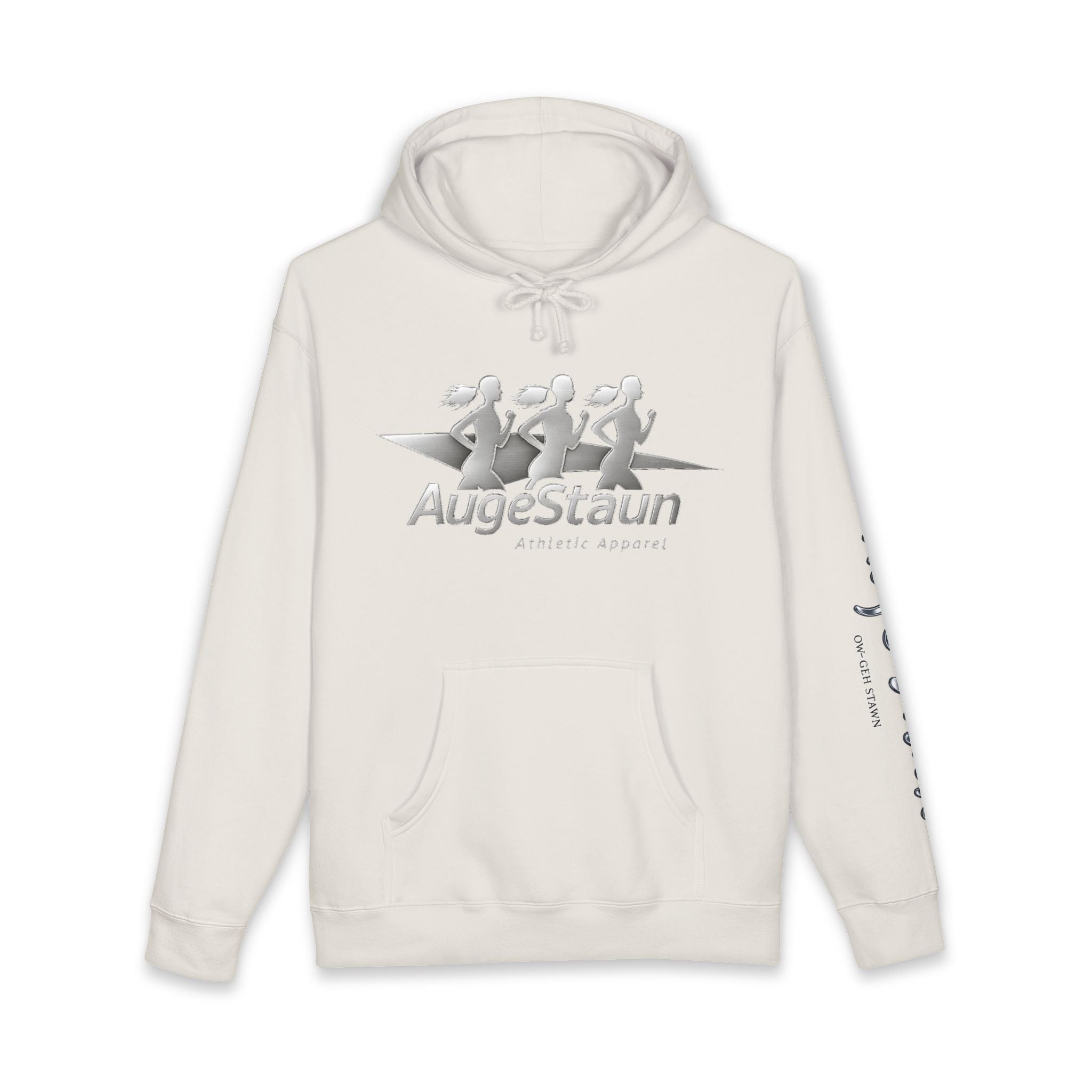 Auge Staun Athletics  — Reflective Silver Graphic Pullover