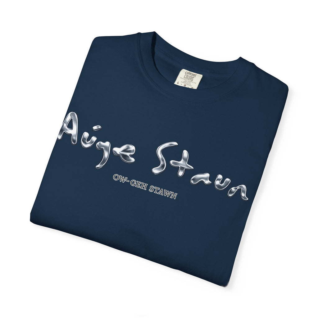 AugeStaun Graphic T-Shirt — Reflective 3D Runner Logo Tee