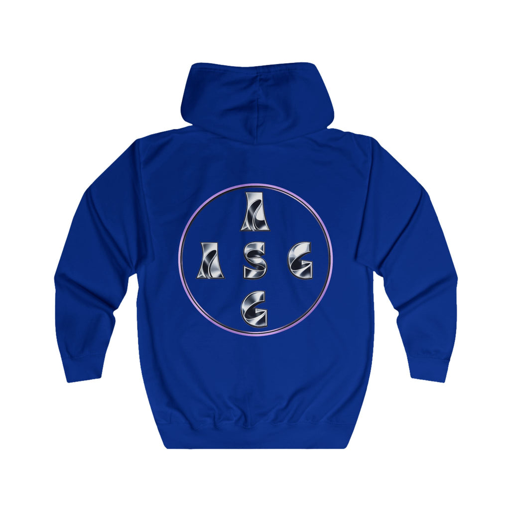 Zip Hoodie with ASAA Logo — Casual Crew Zip-Up Hoodie