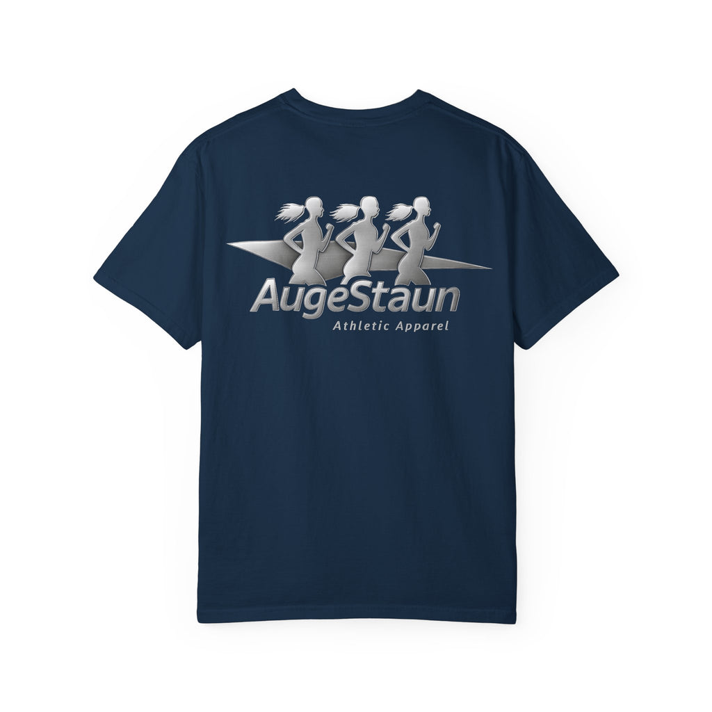 AugeStaun Graphic T-Shirt — Reflective 3D Runner Logo Tee
