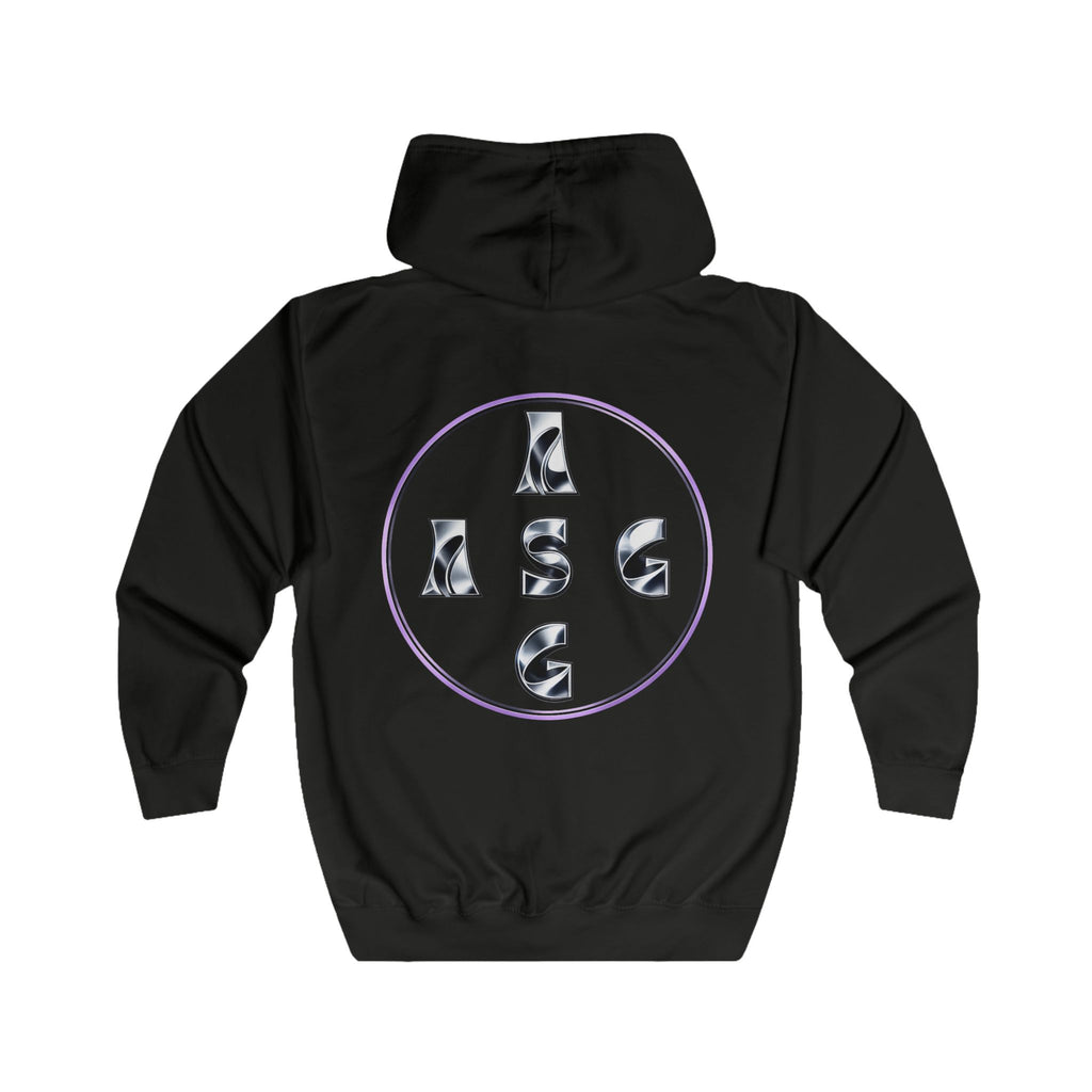 Zip Hoodie with ASAA Logo — Casual Crew Zip-Up Hoodie