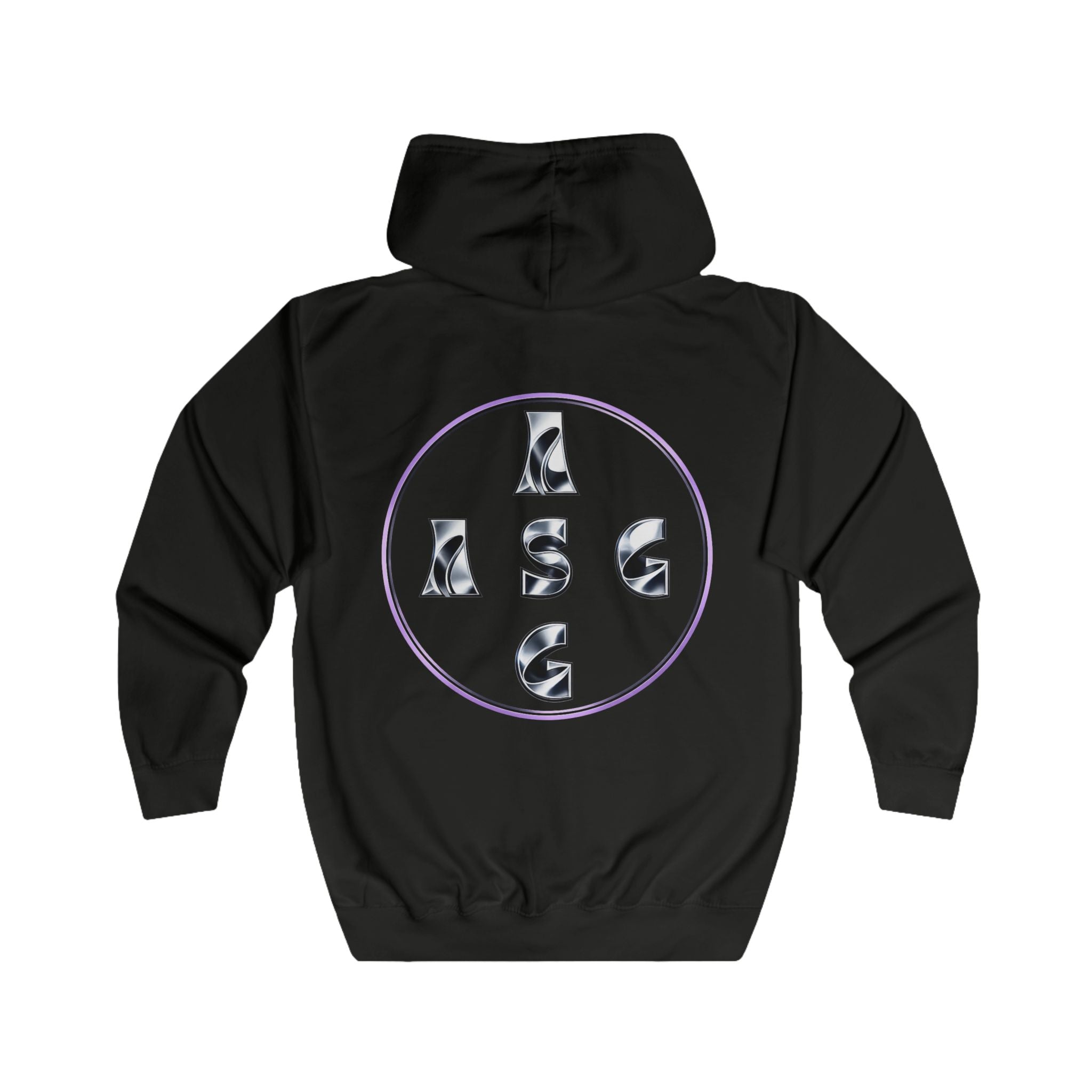 Zip Hoodie with ASAA Logo — Casual Crew Zip-Up Hoodie