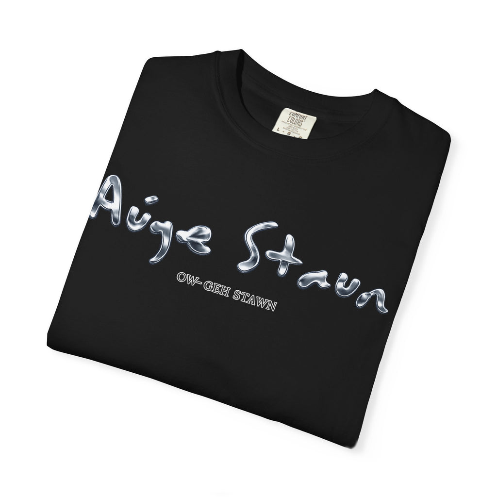 AugeStaun Graphic T-Shirt — Reflective 3D Runner Logo Tee
