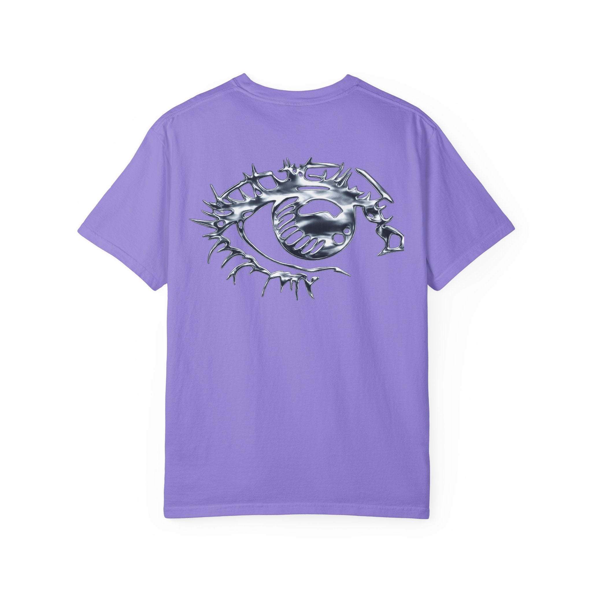 Graphic T-Shirt — 'Auge Staun' Script Front & Eye Graphic Back