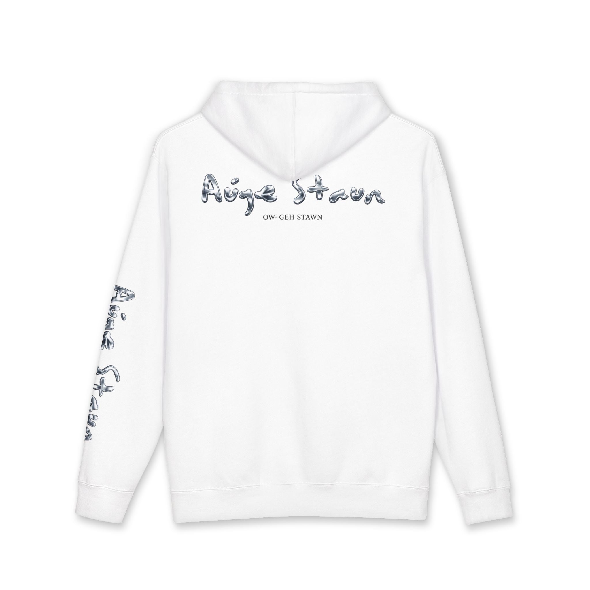 Auge Staun Athletics  — Reflective Silver Graphic Pullover