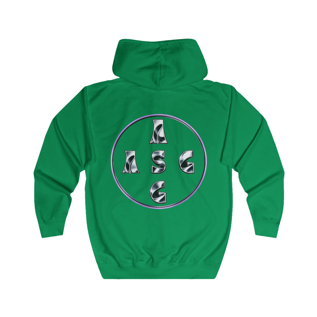 Zip Hoodie with ASAA Logo — Casual Crew Zip-Up Hoodie