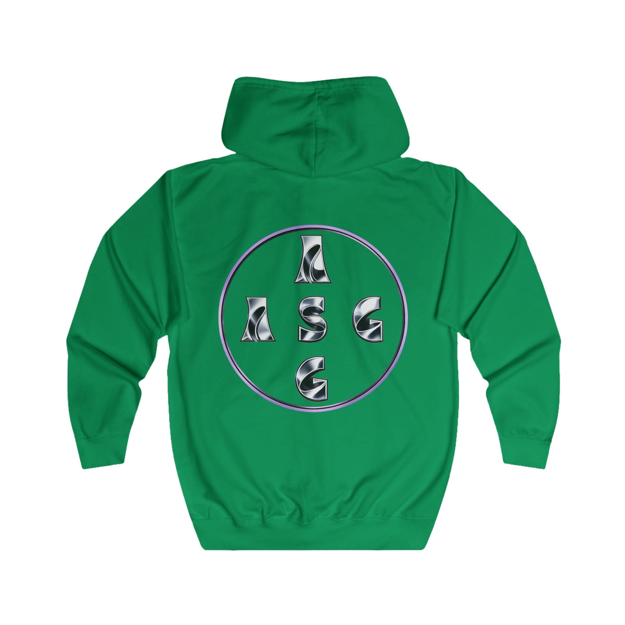 Zip Hoodie with ASAA Logo — Casual Crew Zip-Up Hoodie
