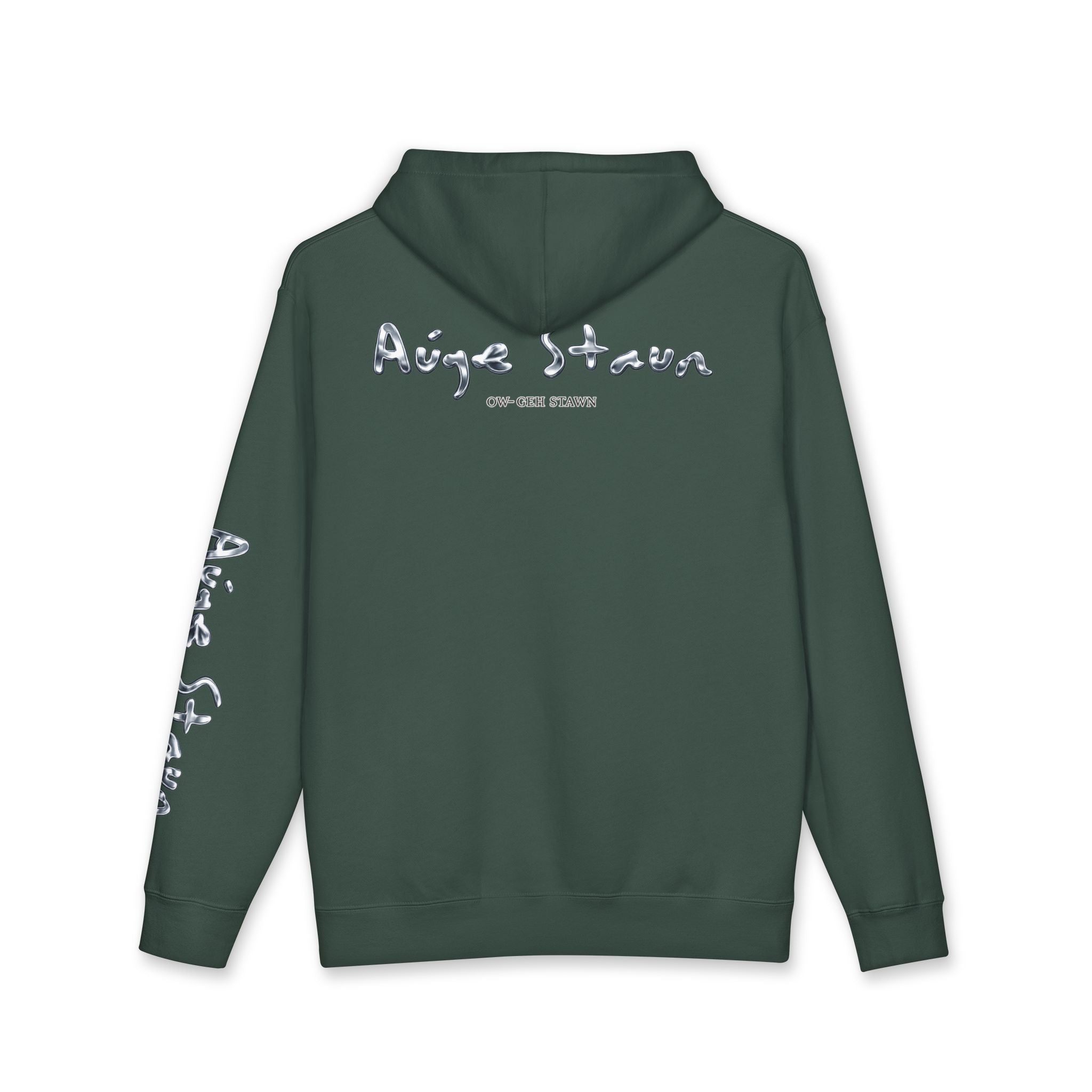 Auge Staun Athletics  — Reflective Silver Graphic Pullover