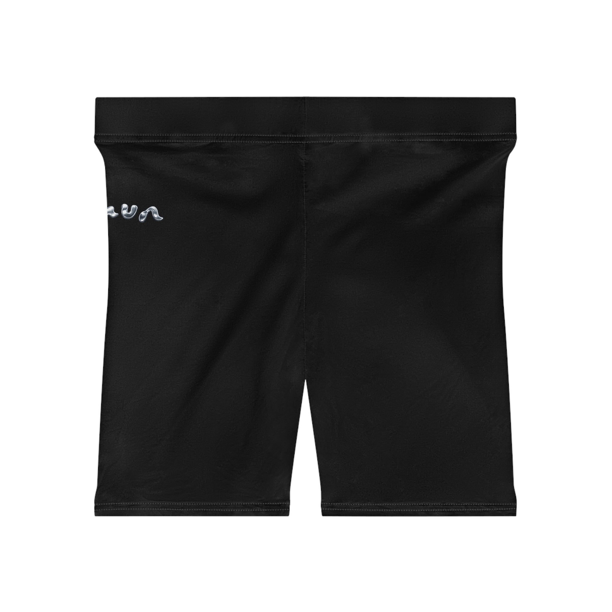 Biker Shorts — Minimal Script Logo Performance Shorts