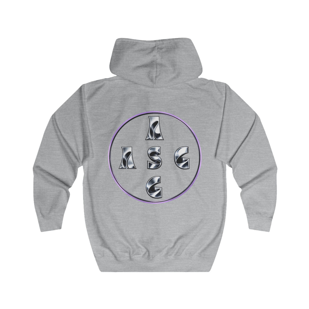 Zip Hoodie with ASAA Logo — Casual Crew Zip-Up Hoodie