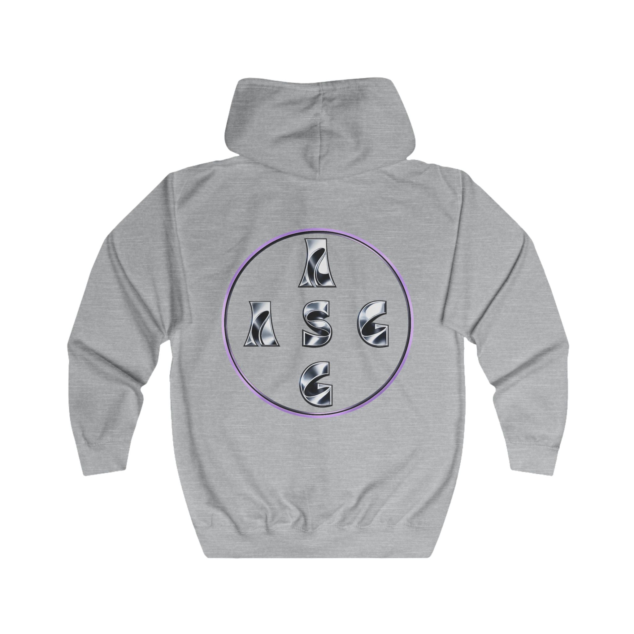 Zip Hoodie with ASAA Logo — Casual Crew Zip-Up Hoodie
